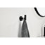 Crochet de douche noir mat sans perceuse 304 en acier inoxydable mat pour la salle de bain
