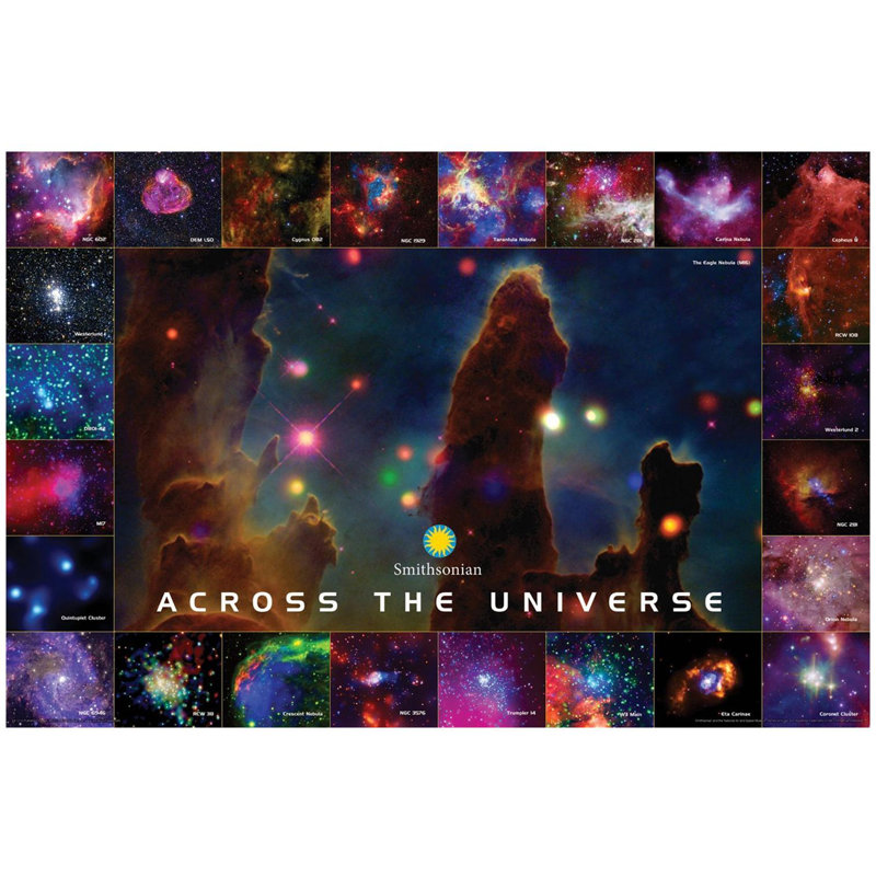 «Across the the Universe Smithsonian», impression sur papier, H 24 po x l 36 po x P 0,1 po, Papier non encadré