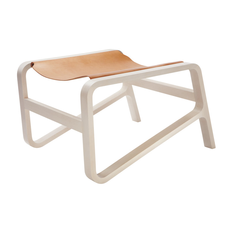 Toro Ottoman, Day Genuine Leather, Natural