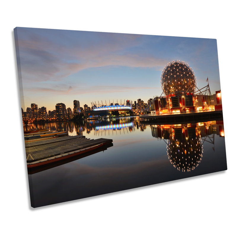 Vancouver Science World Canada - Wrapped Canvas Print, 30.5cm H x 45.7cm W x 2cm D