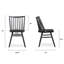 Chaise d'appoint à dossier en lattes en bois massif-523292350