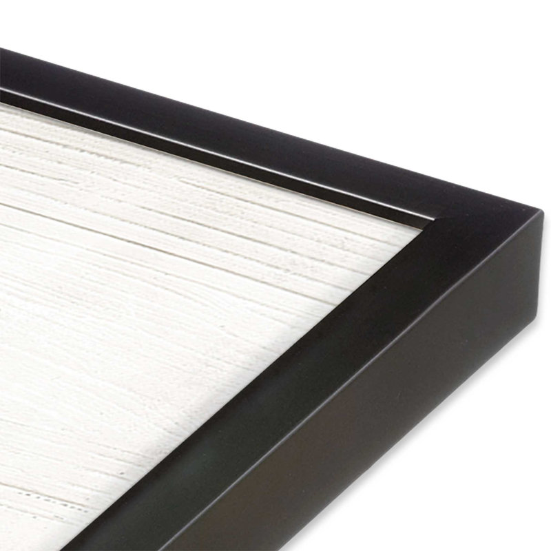 Couronne roulée 20 po I I Print, H 13,75 po x l 13,75 po x P 1,25 po, Cadre simple en zinc patiné