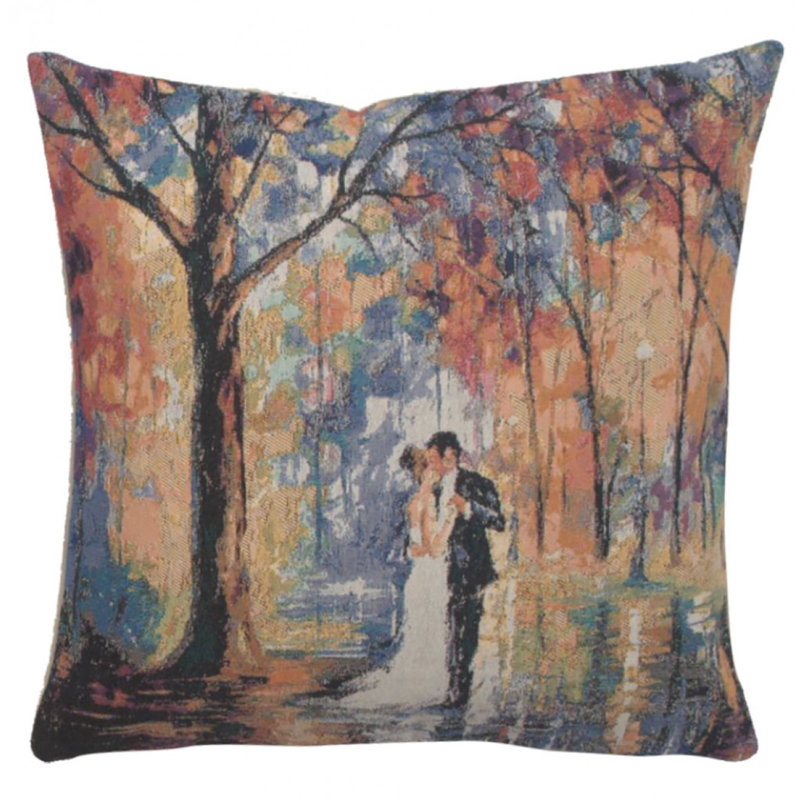 Contemporary Cotton Blend Pillow Cover