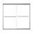 60" W x 72" H Frameless Rectangle Sliding Tub & Shower Kit with Towel Bar and Base Included-1636458921