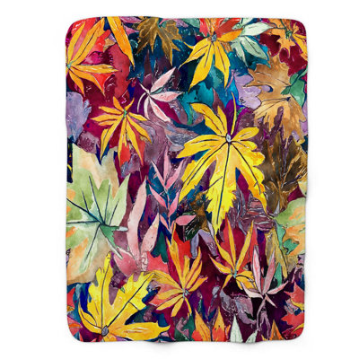 Harvest Harmony Canopy - 1 Piece Premium Sherpa Blanket