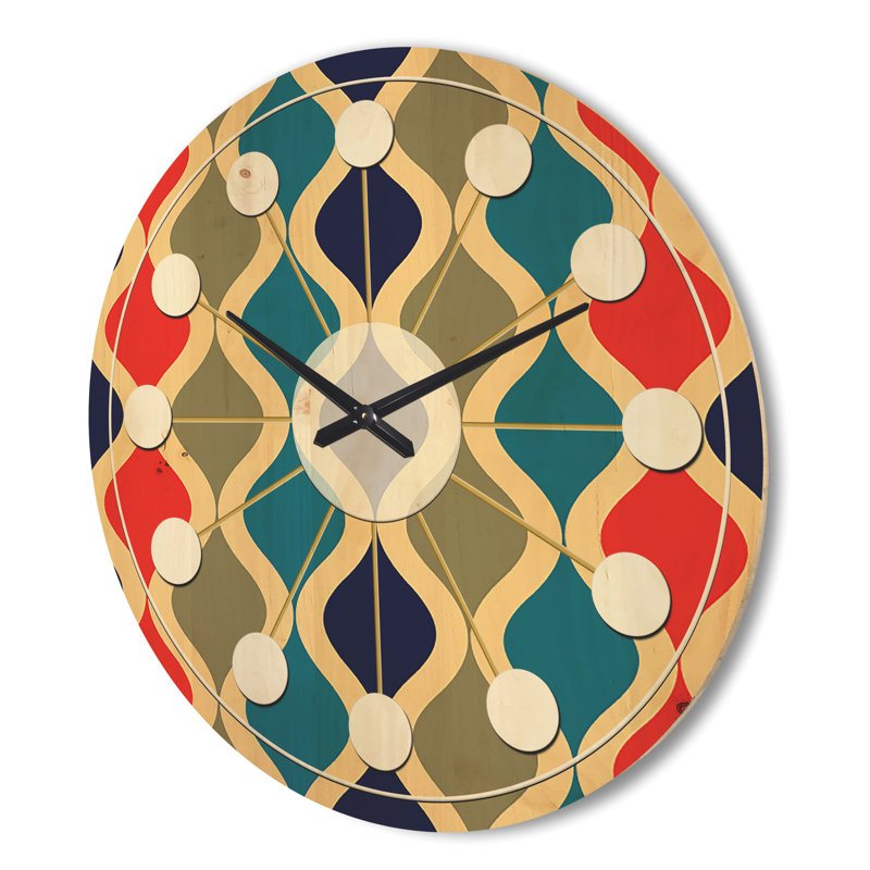 Solid Wood Wall Clock, Extra Large