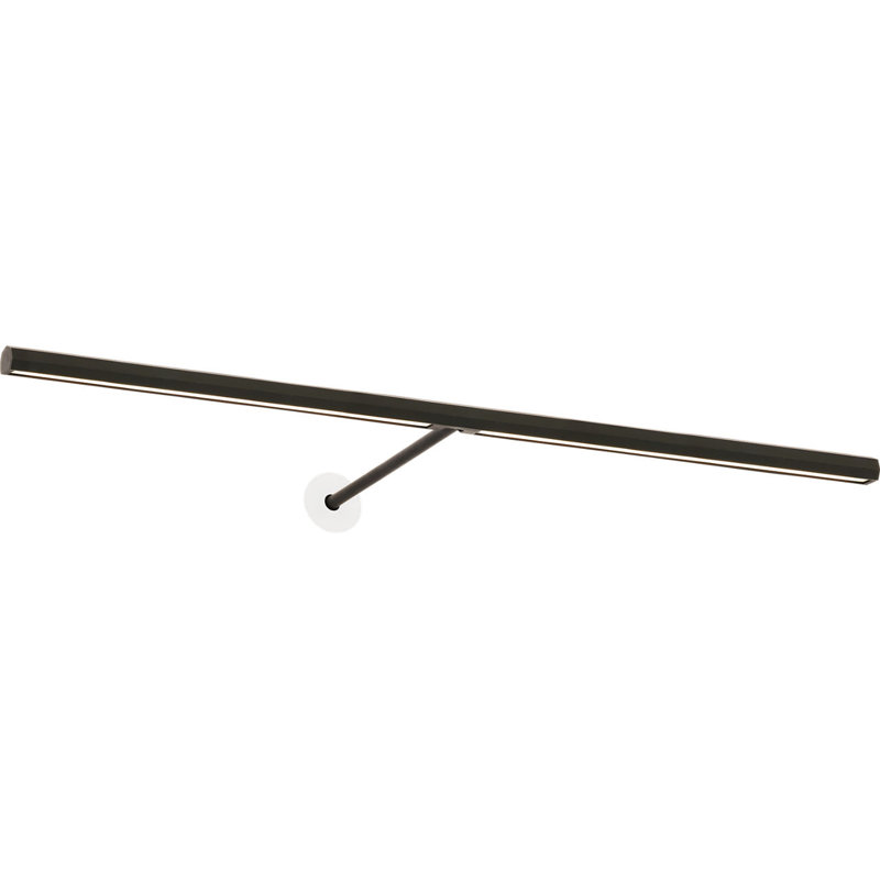Plural Faceted Picture Light, Bronze, 17.4, 0.7" H x 24" W x 8.9" D