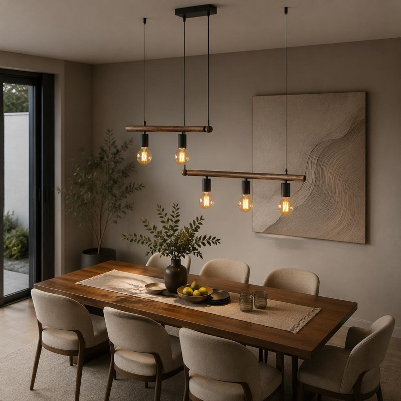 Luminaire suspendu pour îlot de cuisine Farmhouse