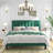 Jerrine Velvet Upholstered Platform Bed-705425397-705425399