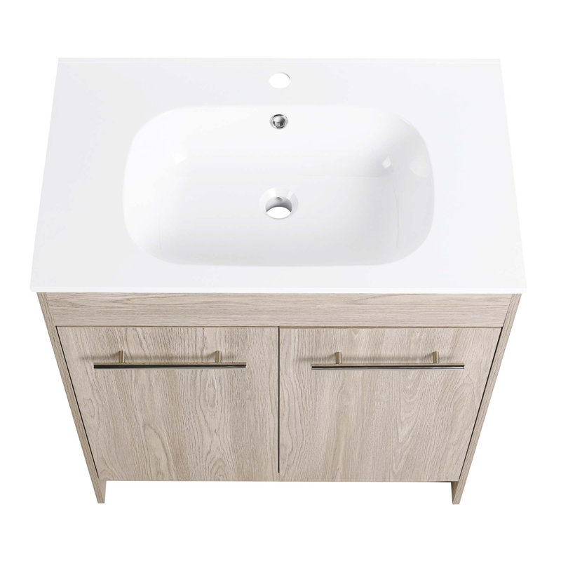 Meuble-lavabo autoportant de 30 po