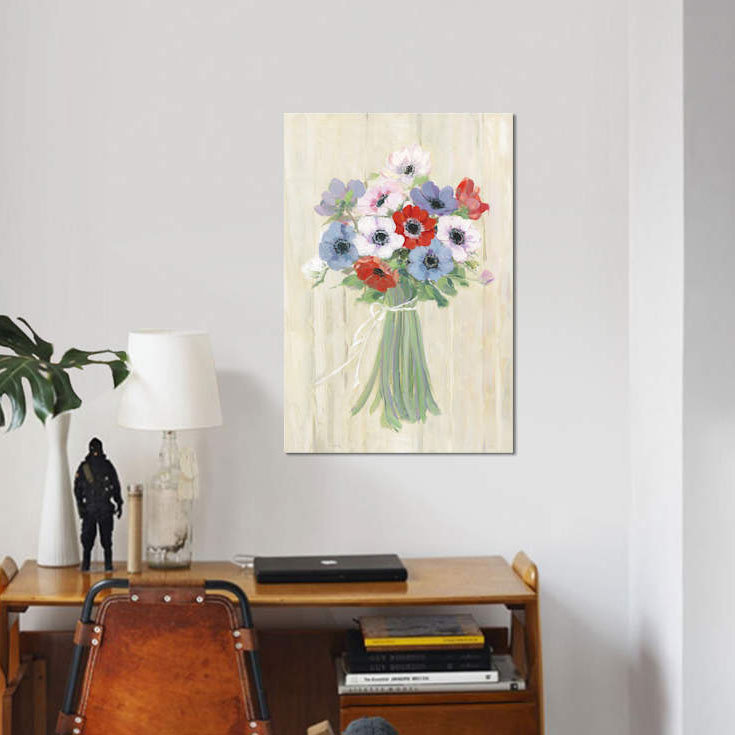 «Roadside Picks», reproduction sur toile, H 12 po x l 8 po x P 0,75 po, Papier d'art encadré noir, Pas de tapis