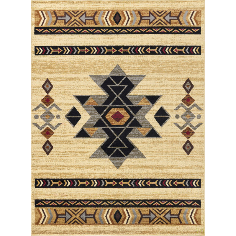 Tribes  7 Ft. 10 In. X 10 Ft. 3 In. Southwest Area Rug, Rectangle 7'10" x 10'3"