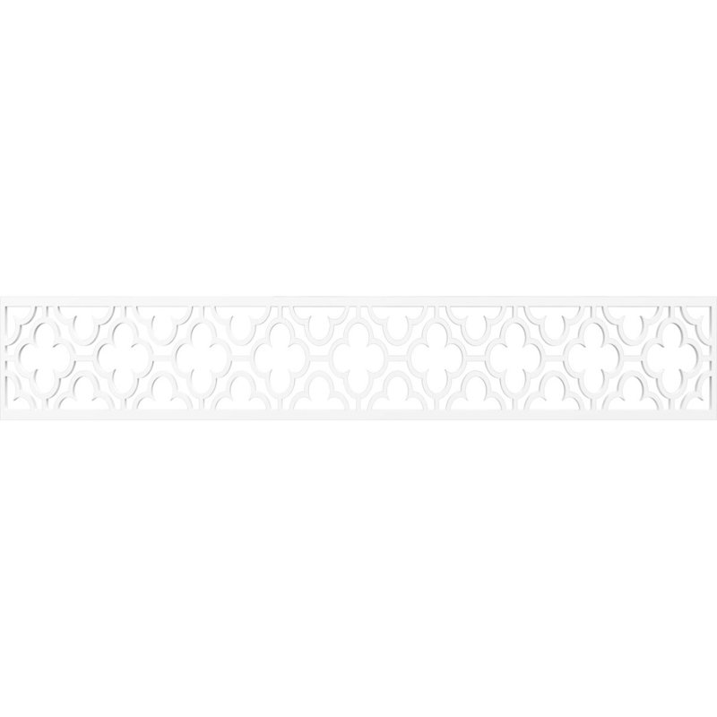 Moulure de Chicago, H 8 po x l 46,63 po x P 0,38 po, PVC de qualité architecturale