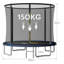 Maxway Furniture 290cm Round with Safety Enclosure Kid / Toddler Trampoline