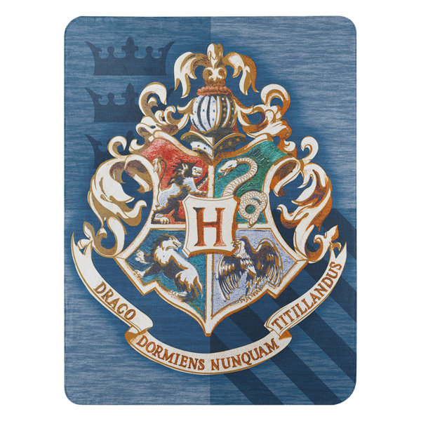  Harry Potter Slytherin House Crest Silk Touch Throw 50 x 60-  Slytherin : Home & Kitchen