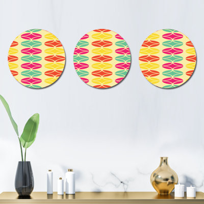 Abstract Wall Decor on Metal
