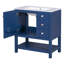Transitional Bathroom Vanity Cabinet With Sink, 2 Drawers & 1 Door-1136205324