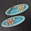 Peacock Crackle-Glazed Appetizer Platter-49493850