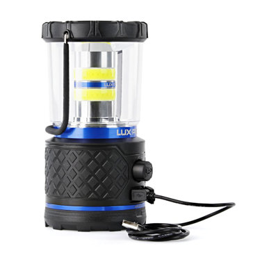 Rechargeagle Broadbeam Black Battery Powered LED Outdoor Lantern