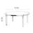 Black walnut round end table-107124058