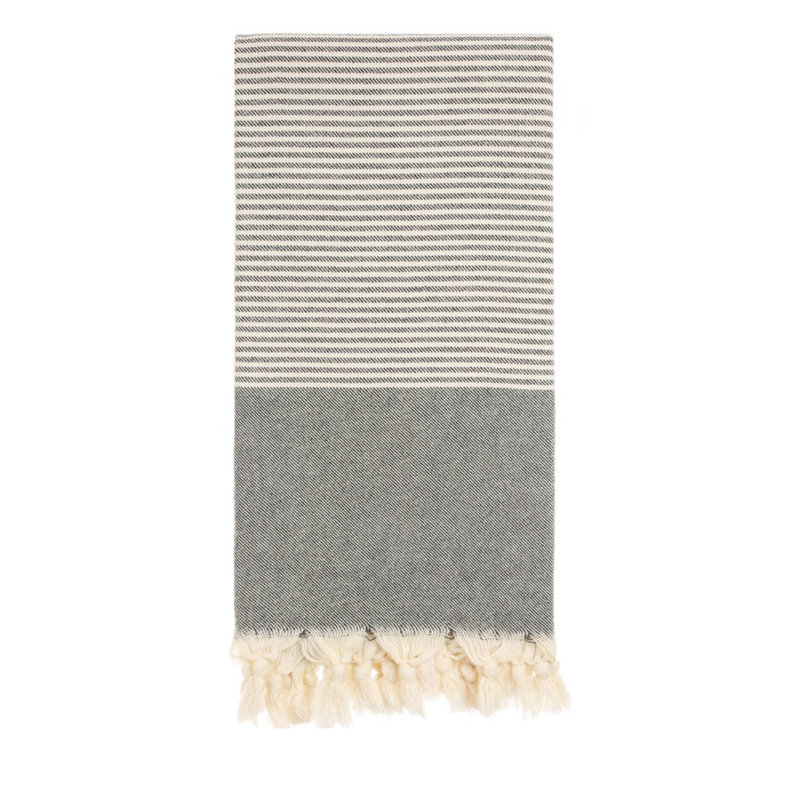 Serviette de plage Macneil, Noir