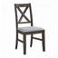 Chaise de salle à manger en tissu