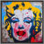 «Pop Urban Street» par Marilyn Monroe, Portrait vibrant multicolore-107907803-107907809