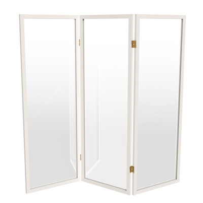 4 Ft. Tall Clear Screen Natural 6 Panel