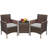 3 Piece Patio Rattan Seating Group with Cushions-1197274589-1100235491