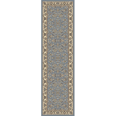 Tapis oriental gris / bleu Weiser