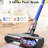 MOOSOO Cordless Stick Vacuum Cleaner, 18Kpa Powerful Suction, Smart LED Display, for Pet Hair, Hard Floors & Low-Pile Carpet