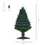 Sapin de Noël artificiel vert avec lumières multicolores-1126515028