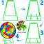 Grand jeu de fléchettes pour enfants, jeu de fléchettes à double face pour enfants avec balles collantes et fléchettes
