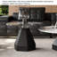 Luxury-Style Round Marble Coffee Table Set