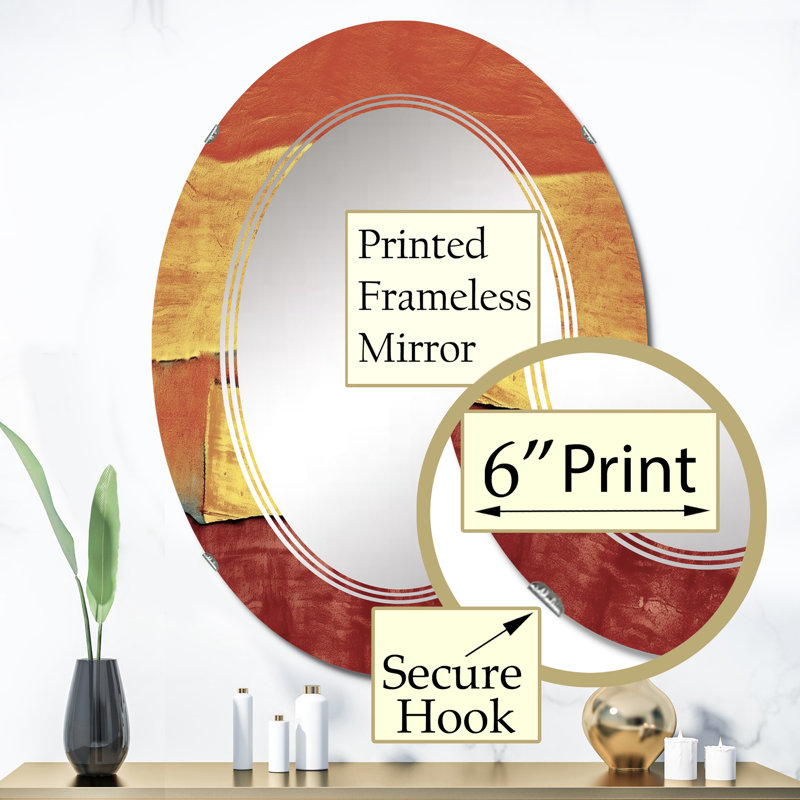 Wanye Oval Mirror, 36" x 24"