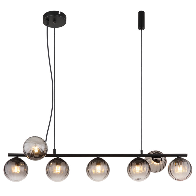 Nigan 7 - Light Matte Black Pendant