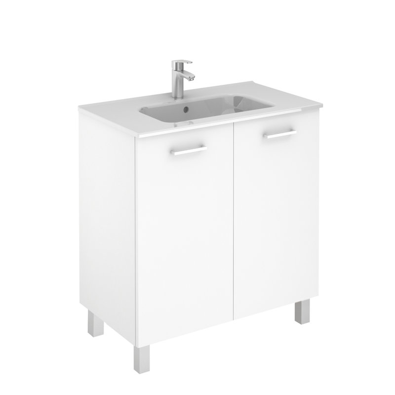 Logic 31.5'' W Single Vanity, Glossy White