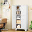 Armoire de rangement avec armoires de cuisine pour la maison Feets-Metal avec portes et tablettes ajustables-1575413206