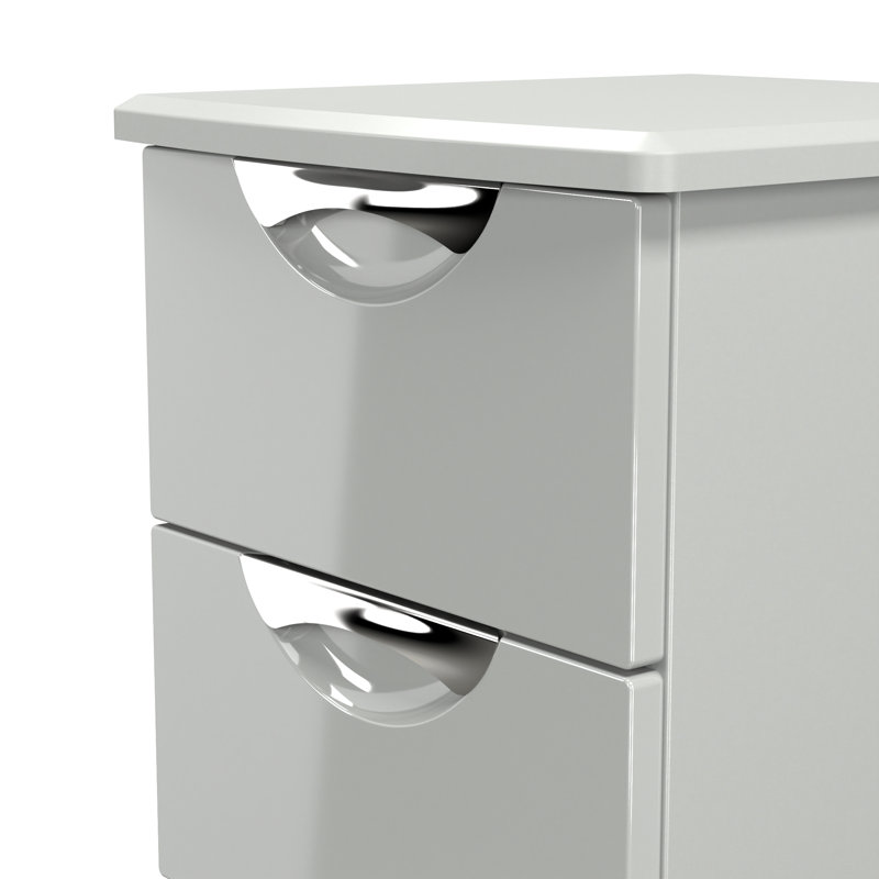 Taetum 40cm W Manufactured Wood Bedside Table