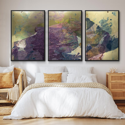 " Monet's Landscape IV " 3 - Pieces