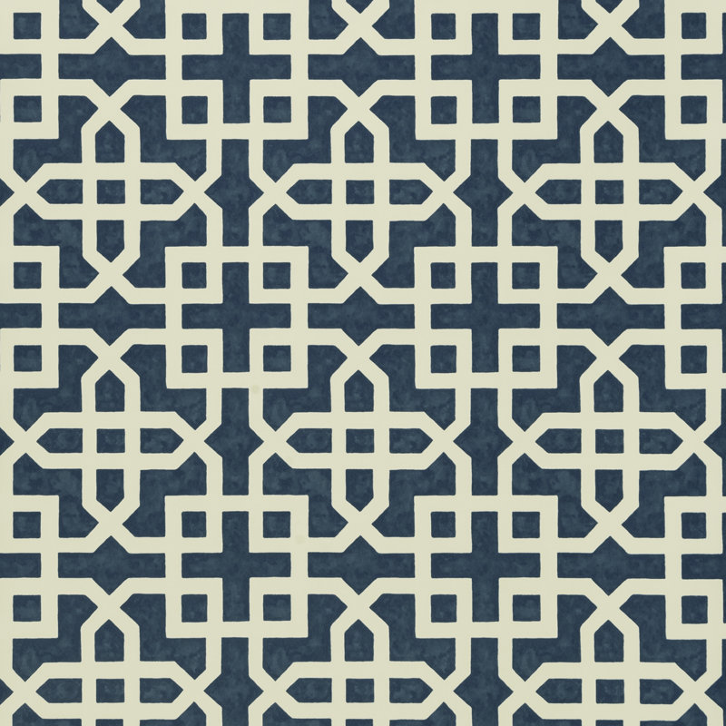 Colony Monserrat Wallpaper 10.06m x 53cm, Indigo