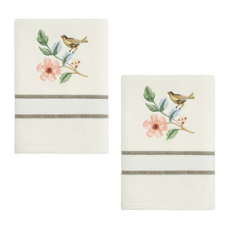 Avanti Pretty Birds 2-Pack Hand Towel Set