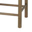 Ensemble de 2 tabourets en bois massif sans dossier Owen