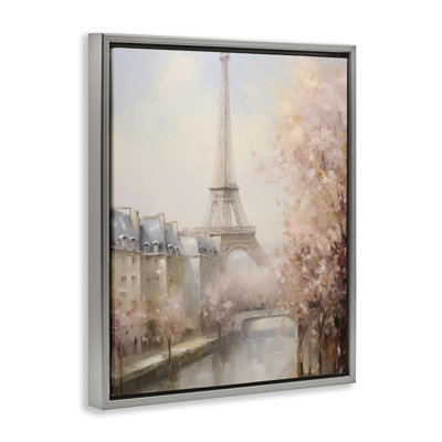 Cadre flottant doux avec vue sur la rivière Eiffel, design par Arlington Prints