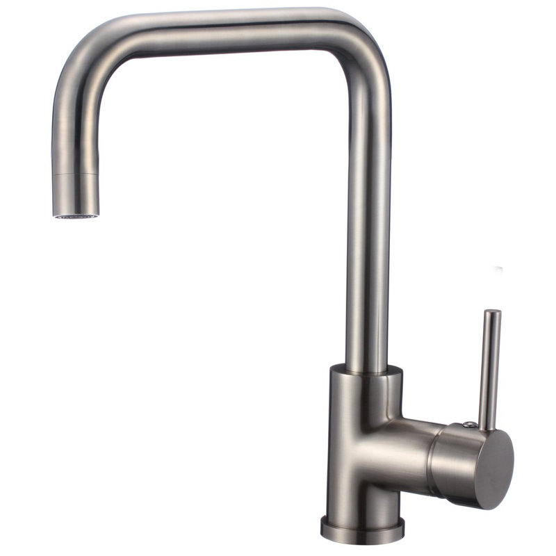 Eisen Home Lago Kitchen Faucet, Brushed Nickel