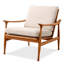 Manzo Outdoor Teak Lounge Chair