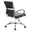 Fauteuil de bureau à dossier moyen en faux cuir Mulkey-1428571159