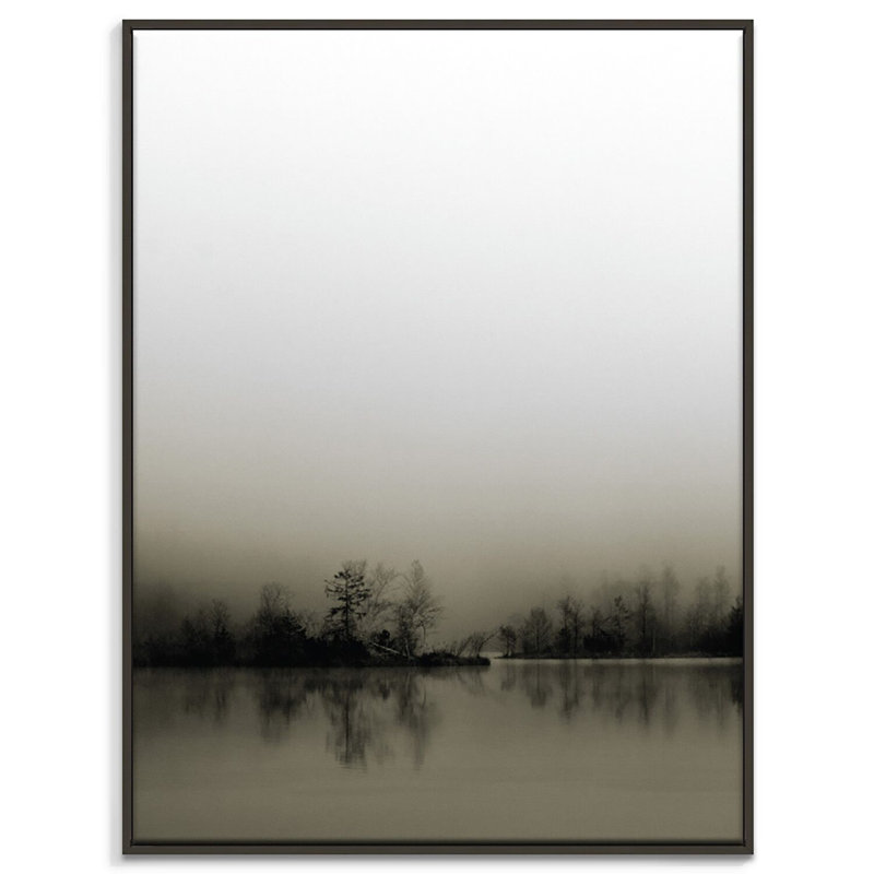 Print on Canvas, 102cm H x 76cm W, Black Floater Frame