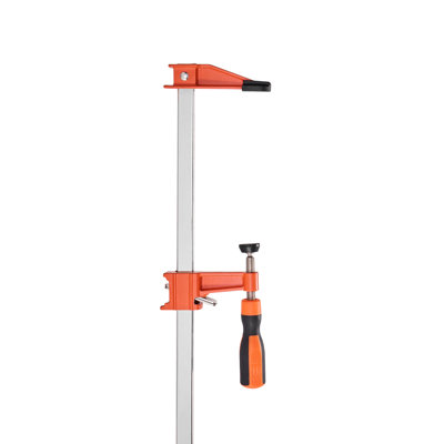 Pinces de bar pour le travail du bois, ouverture de 24 pouces, pince en F verrouillable avec une limite de charge de 600 lb, profondeur de 2 1/2 po, fonte et acier au carbone, facile à utiliser, pinces à bois pour le travail du bois
