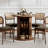 Round Dining Table, Kitchen Table With Wood Strip Base For Kitchen Living Room-510422530
